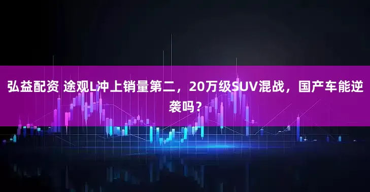 弘益配资 途观L冲上销量第二，20万级SUV混战，国产车能逆袭吗？