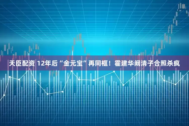 天臣配资 12年后“金元宝”再同框！霍建华阚清子合照杀疯