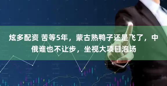 炫多配资 苦等5年，蒙古熟鸭子还是飞了，中俄谁也不让步，坐视大项目泡汤