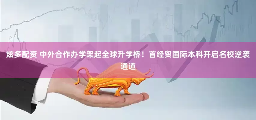 炫多配资 中外合作办学架起全球升学桥！首经贸国际本科开启名校逆袭通道